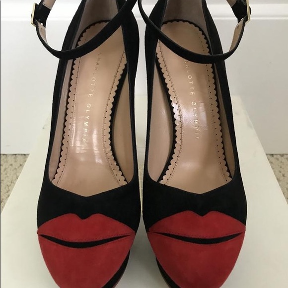 Charlotte Olympia “Kiss Me Dolores” Platform Pumps - Picture 3 of 8